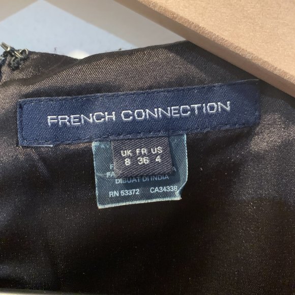 French Connection Multicolor Mini Dress Size 4 - Picture 3 of 3